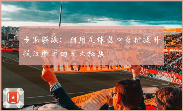 专家解读：利用足球盘口分析提升投注胜率的五大秘诀